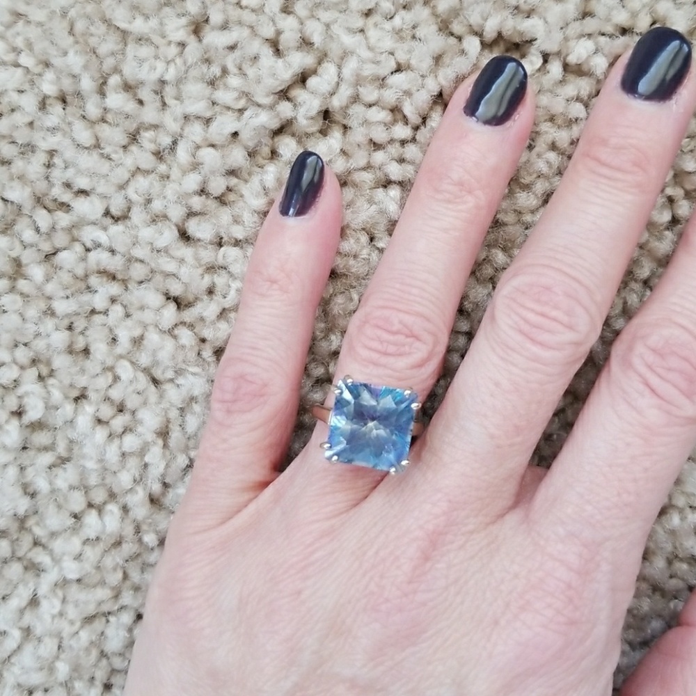 Beautiful blue ring